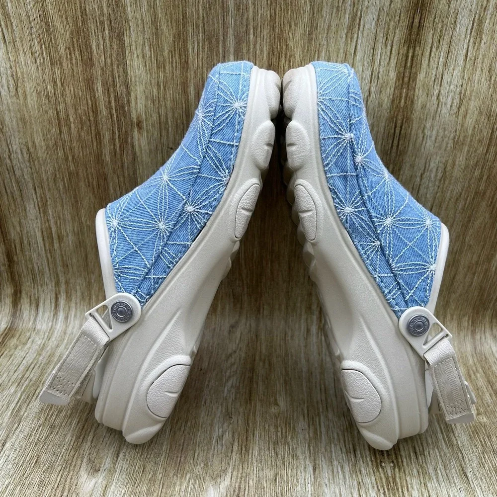 Levi's x Crocs Classic All-Terrain Clog 'Sashiko Bone Blue' Men's Size 10 Denim